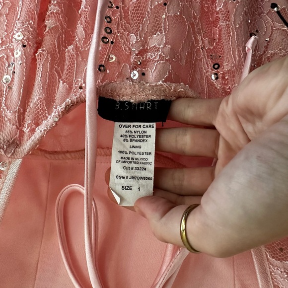 High to low Pink Cocktail/Prom Dress - Picture 5 of 6